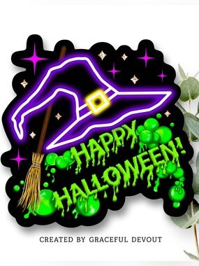 Happy Halloween!- 2"- (48ct.) Stickers